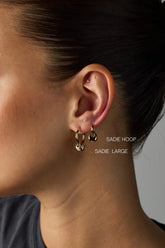 Josie Silver Hoop Earrings